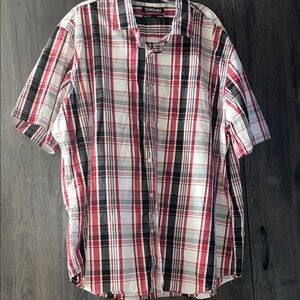 Ecko short sleeve button down shirt size 3XL